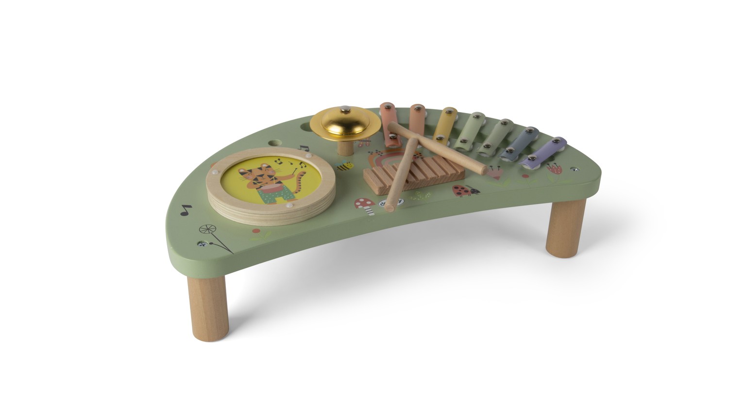 Musik bræt i træ i 3 dele